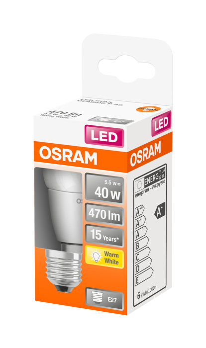 Klotlampa LED Frostad 5,5W Osram